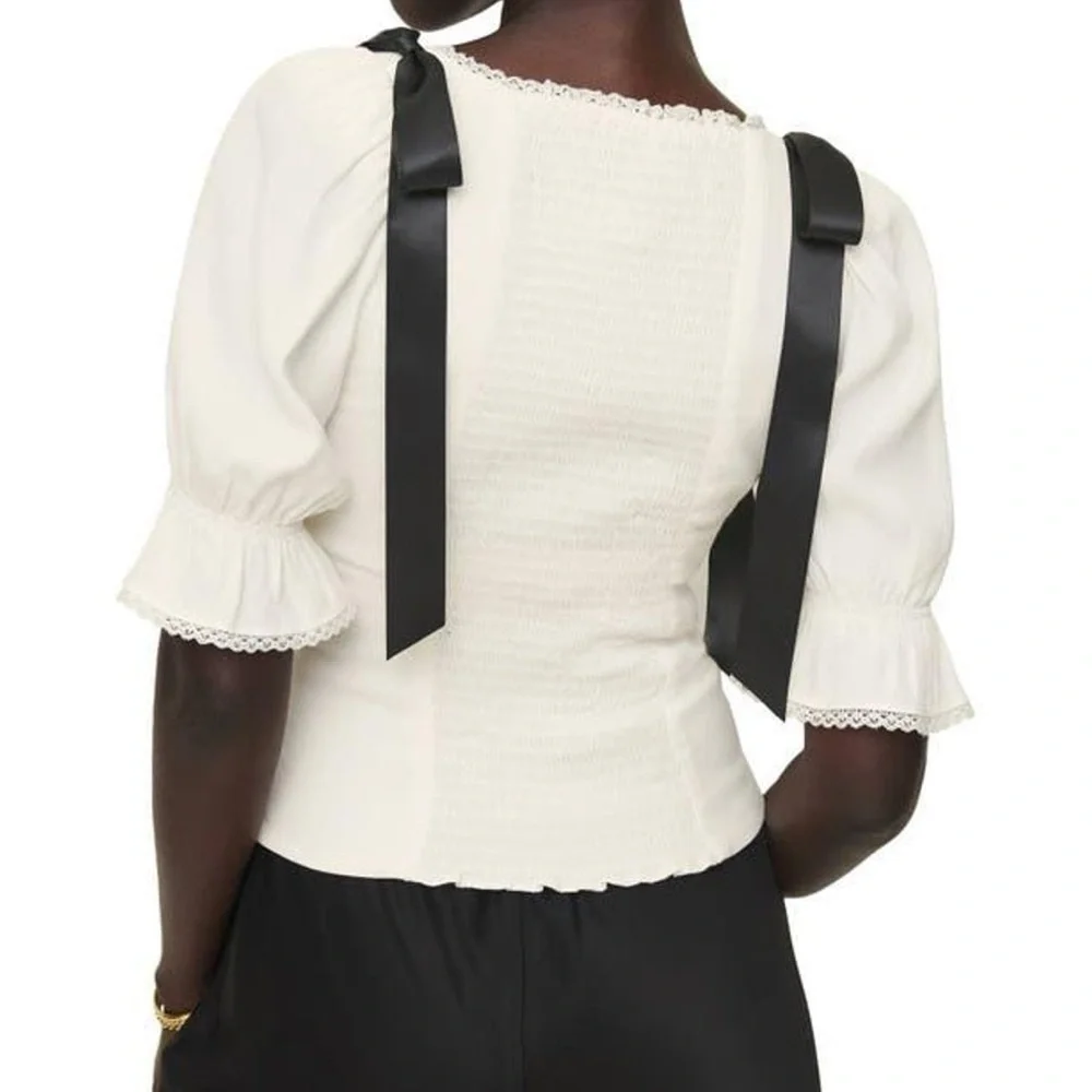 Reformation Inara Top in Gossamer